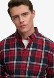 Superdry - Katoenen Lumberjack Overhemd met Lange Mouwen - Heren - Lange mouwen shirts