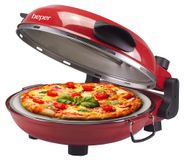Pizzaoven 1200 W, 400 °C, met timer, diameter 31 cm, roterend