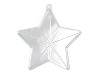 INNSPIRO Hanger Plexiplast ster 16 x 8 cm, wit, 16 x 7 cm