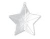 INNSPIRO Hanger Plexiplast ster 16 x 8 cm, wit, 16 x 7 cm