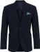 WE Fashion Homme Blazer Seersucker Bleu Foncé Coton L (52)
