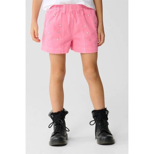 Shoeby casual short roze Korte broek Meisjes Katoen Effen - maat 134/140