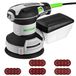 Machine à poncer excentrique - 300 W - 20 feuilles abrasives - 6 vitesses - 14000 tr/min