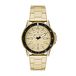 Armani Exchange Herenhorloge met drie wijzers, goudkleurig roestvrij staal, AX1854