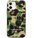 A Bathing Ape Abc Camo iPhone 12 Mini Coque - Coque Style Camouflage Unisexe - Vert