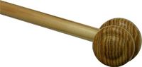 GARDINIA Gordijnroede Montana, voor valletjes, inkortbaar, hout, Ø 11 mm, lengte: 120 cm, grenen/naturel