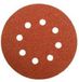 Wolfcraft - 5 disques de ponçage velcro pour bois/métal, Ø 125 mm, grain 80