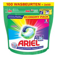 Ariel Aanbieding: Ariel All in 1 pods Color (2 zakken - 100 wasbeurten)