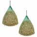 pinnacle living Filet à foin - Set van 2 - 0,75 x 0,75 m - Vert