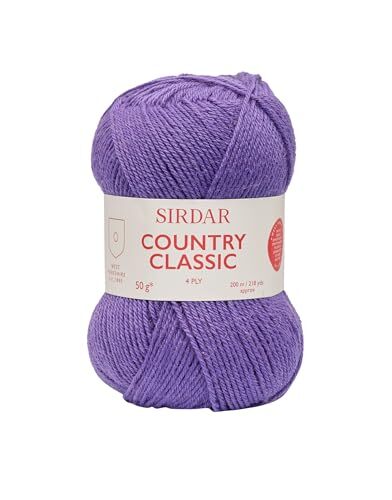 Sirdar Sirdar Country Classic 4 Ply, Paars (961), 50g