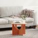 vidaXL Salontafel Naturel 50 x 50 x 35 cm Massief grenenhout