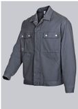 BP Comfort-Arbeit-jas 1479-720 Dunkelgrau Katoen/Polyester Mannen Maat 64-66