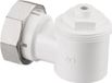 Oventrop Hoekadapter voor ventiel-HK schroefaansluiting M 30x1,5, wit, 1011450