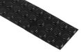 RS PRO Zelfklevende voeten, lijm, cilindrisch, 3,2 mm, zwart, ø 9,5 mm, PUR, 65,6 °C max, verpakking van 75 stuks