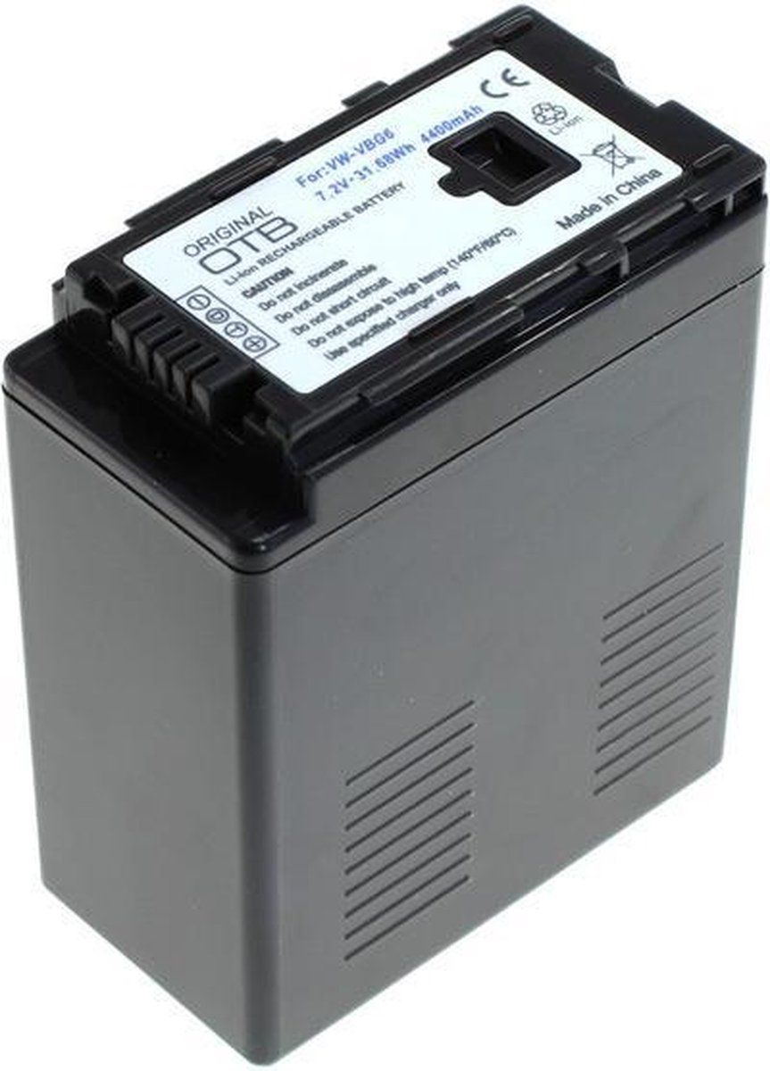Accu voor Panasonic VW-VBG6 4400mAh - ON2773