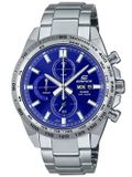 Casio Edifice EFR-574D-2AVUEF Horloge - Staal - Zilverkleurig - Blauw - Ø 41 mm