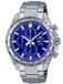 Casio Edifice EFR-574D-2AVUEF Horloge - Staal - Zilverkleurig - Blauw - Ø 41 mm