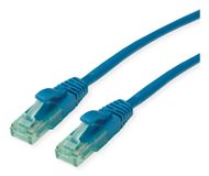 ROLINE Recycled Material 21.45.3140 netwerkkabel Blauw 0,5 m Cat6a U/UTP Rond