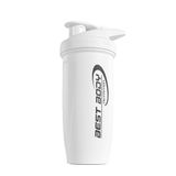 Best Body Nutrition Reforce Roestvrijstalen proteïneshaker, 700 ml, met geïntegreerde zeef, mat wit