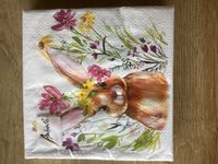 Ambiente Girl bunny Servetten 20pcs / 33 x 33cm