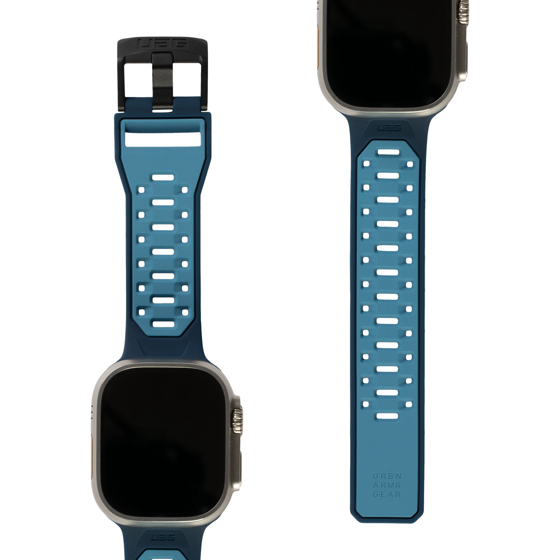 Urban Armor Gear Apple Watch Band Blauw Silicone