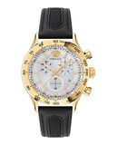 Versace Herenhorloges, analoog, kwarts, één maat, goud, 32020701, zwart