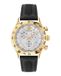 Versace Herenhorloges, analoog, kwarts, één maat, goud, 32020701, zwart