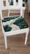 PETTI Artigiani Italiani - Zitkussen voor keukenstoelen, set van 2, 40 x 40 cm, vierkante stoelhoezen met elastiek voor eetkamer, van microvezel, 100% Made in Italy