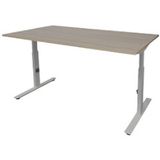 Schaffenburg Linesto Plus Bureau Rechthoekig Eiken T-Voet 1.600 (B) x 800 (D) x 655 (H) mm Melamine