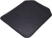 Diedrich Filmer Tapis en caoutchouc pour mur avant Noir