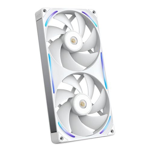 NZXT F280X - 280mm Enkelram PWM RGB Performance-fan - Wit