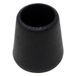 Adsamm® 16 x stoelpootdoppen/zwart/ø 9-10 mm/rond/beschermkappen voor stoelpoten/buisdoppen voor ronde stoelpoten