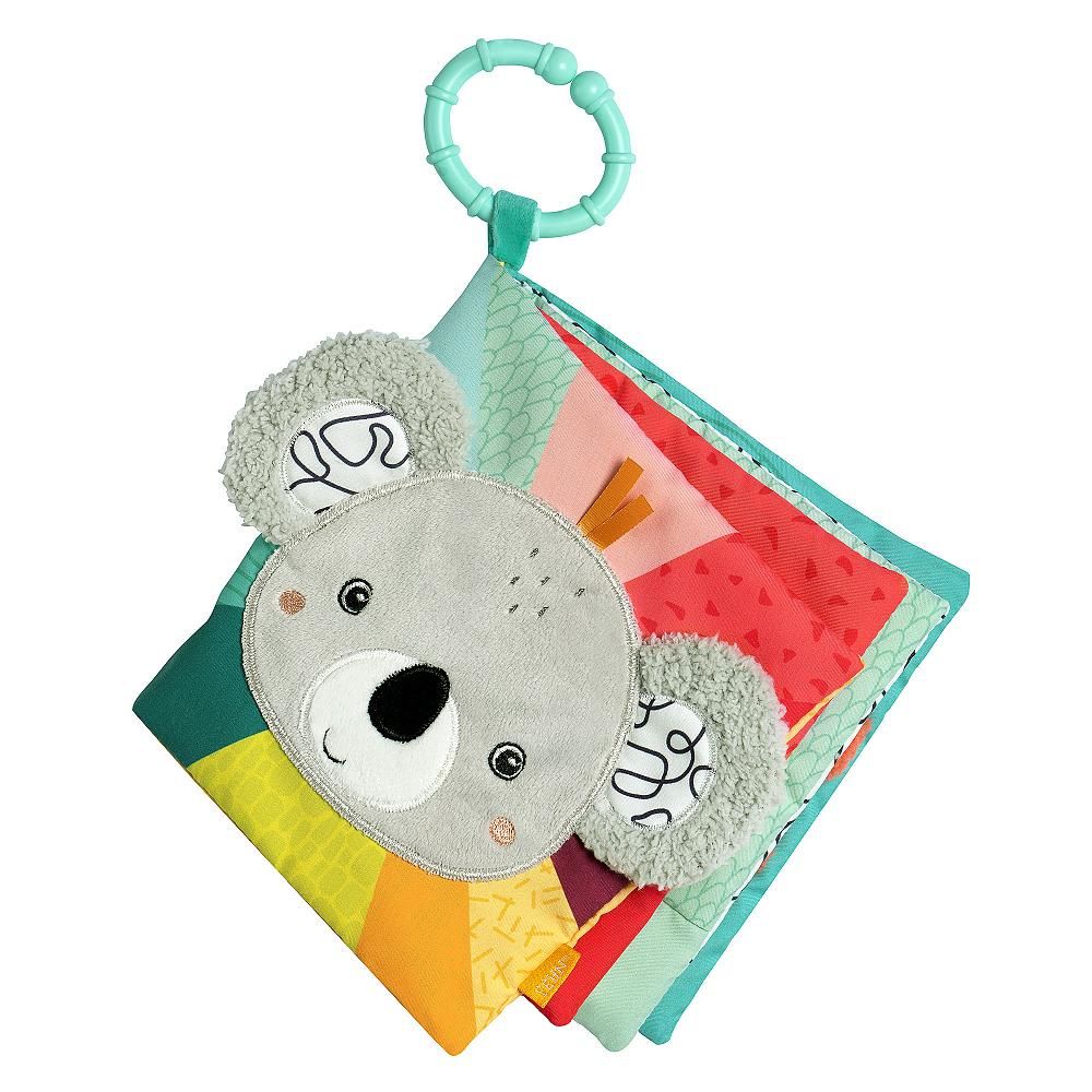 Fehn Koala Baby Comforter - Multicolor, Polyester, Satin, Velour - Boy/Girl - 3+ Months