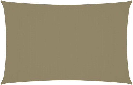 vidaXL Zonnescherm rechthoekig 2x5 m beige Oxford stof