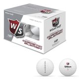 Wilson Premium Cosmetische Onzuiverheden Golfballen - Pak van 12, Blanc
