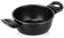 Granit-Topf BASIC LINE - Casserole - 16 cm - 1,2 litre - Acier au carbone - Noir