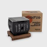 Tokyo Design Studio CNB Enterprises B.V. Konro Grill – Mini Konro Grill – Aluminium – Yakitori BBQ – 12 x 12 x 11 cm