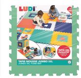 Ludi Speelmat Jumbo - Kleurrijke Schuimrubberen Puzzelmat voor Kinderen
