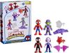 Spidey and his Amazing Friends Marvel Spidey And His Amazing Friends Web-Slinging Adventure Set, 4-pack actiefiguren, 3+