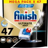 Finish Ultimate Plus All in One regular vaatwastabletten - 47 capsules