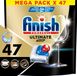 Finish Ultimate Plus All in One regular vaatwastabletten - 47 capsules