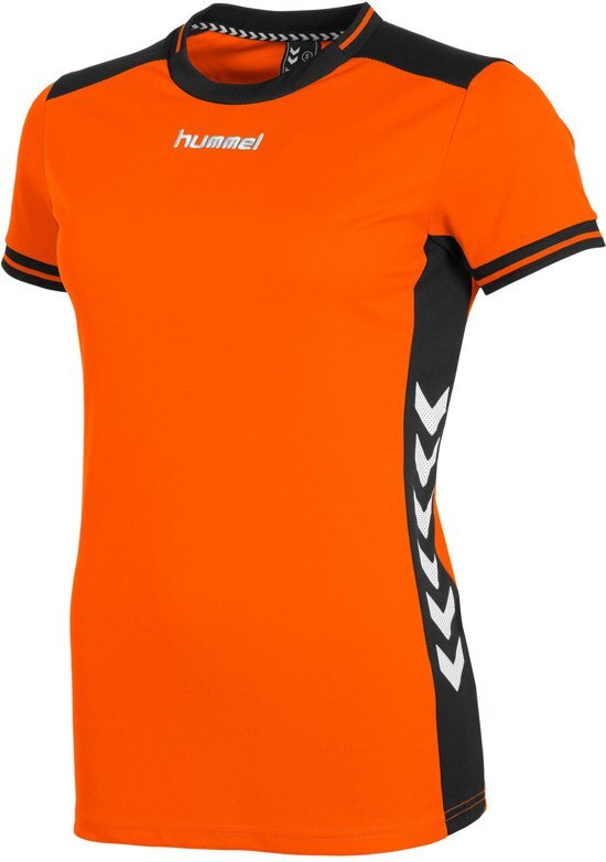 Hummel Lyon Shirt Ladies Sportshirt Dames - Orange-Black