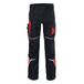 KÜBLER BODYFORCE 22255302 Hi Vis Reflecterend Werkbroek HEREN Veiligheidsbroek Zwart Rood - Stretch - Cordura Versterkt