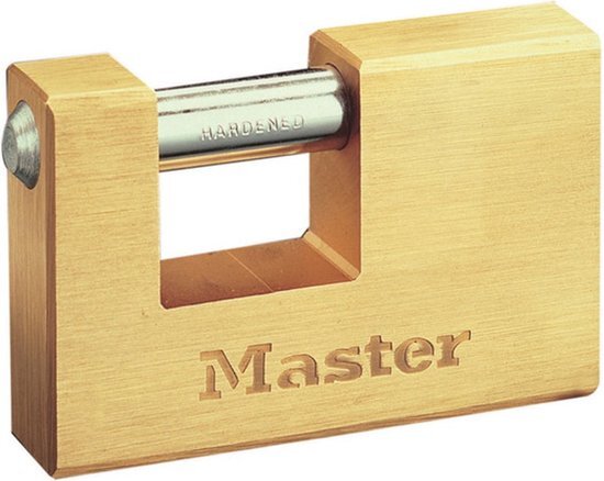 Masterlock vierkant hangslot 63mm x 11mm 606EURD