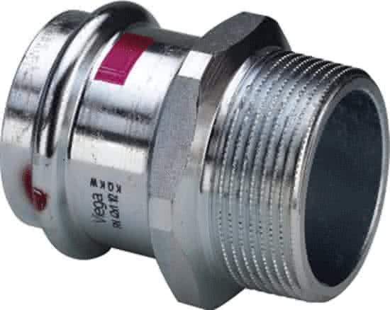 Viega Persfitting met 2 aansluitingen - 4015211559007