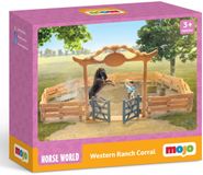 Mojo Icecat Farmland Western Ranch met Paard en Cowboy Speelset - 380064