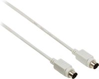 HQ PS/2 naar PS/2 kabel, 2 meter, zwart