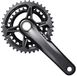 Shimano XTR FC-M9100-2 Crankset 2x12-speed Pedaalarmlengte 170mm Grijs