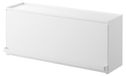 Boîte de rangement, modèle tour, acier, blanc, 17,7 x 60 x 25,2 cm