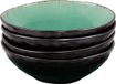 Sänger Schalen Set Palm Beach 4 stuks Groen/Turquoise Porselein